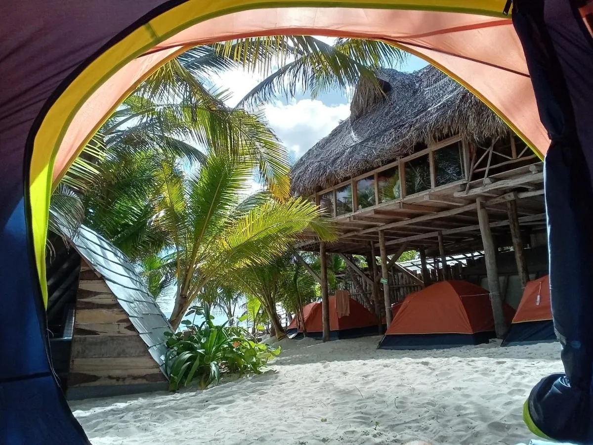 Chavez Eco Beach Camping And Cabanas Tulum Parque de Campismo