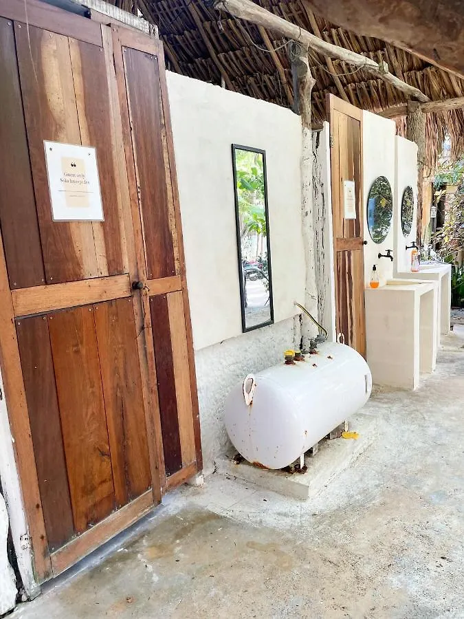 Chavez Eco Beach Camping And Cabanas Tulum Parque de Campismo